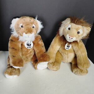 Build A Bear WWF Lion & Tiger Plush